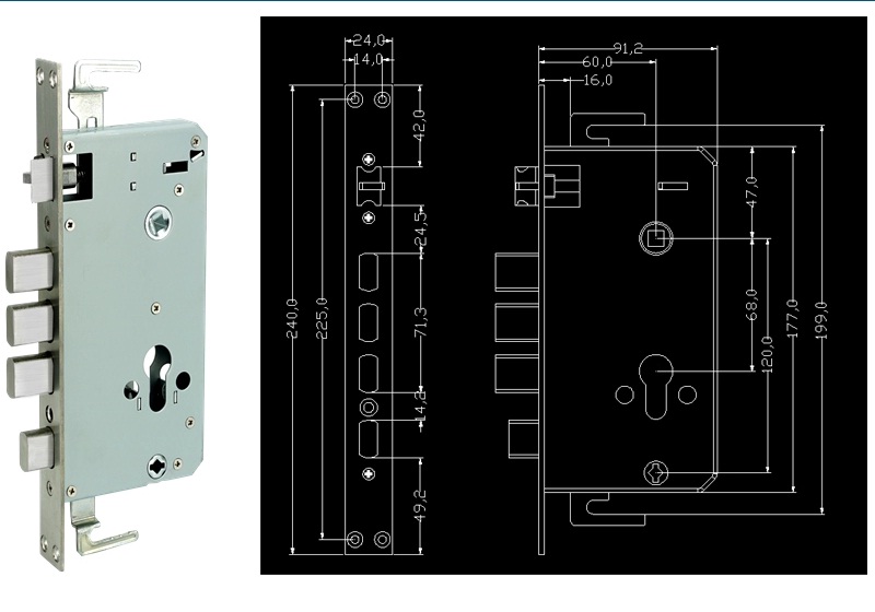 Khóa Thẻ từ Mã số M6015