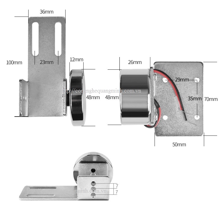 Khóa Từ Hút HT-60T ( 60kg ) ( Tròn )