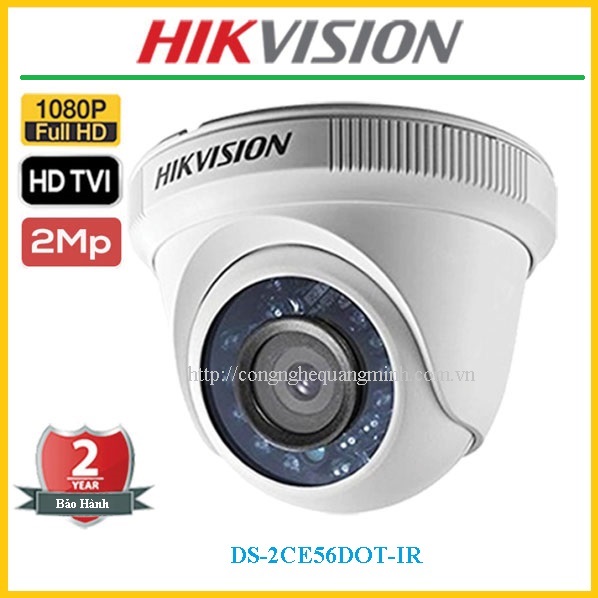 Camera Dome Hikvision DS-2CE56D0T-IR