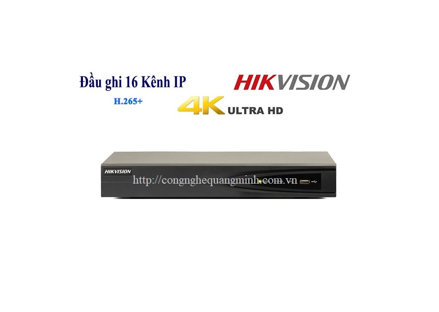 Đầu ghi hình IP 16 kênh Hikvision DS-7616NI-K1 ( PoE )